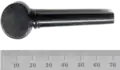 A modern violin tuning peg, not yet shaved to fit an instrument. Note smooth taper and finger grip.