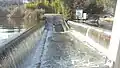 Water effect scene as part of the Studio Tour ride.