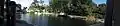 Panorama picture of the Jaws shark scene.