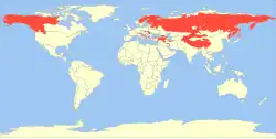 Map of range