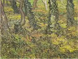 Tree Trunks with Ivy 1889 Kröller-Müller Museum, Otterlo, Netherlands (F747)